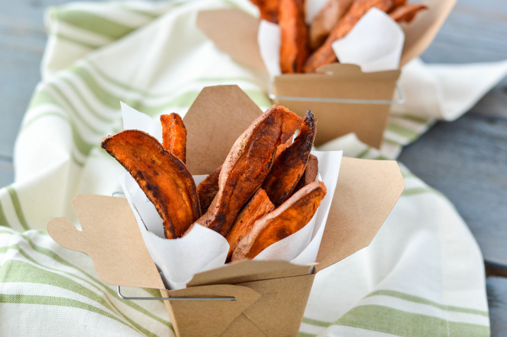 Crispy Baked & Fried Healthy Sweet Potato Fries {AIP Paleo, Gluten-Free, Grain-Free, Vegan, Nightshade-Free}| cleaneatingveggiegirl.com