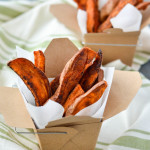 Crispy Baked & Fried Healthy Sweet Potato Fries {AIP Paleo, Gluten-Free, Grain-Free, Vegan, Nightshade-Free}| cleaneatingveggiegirl.com