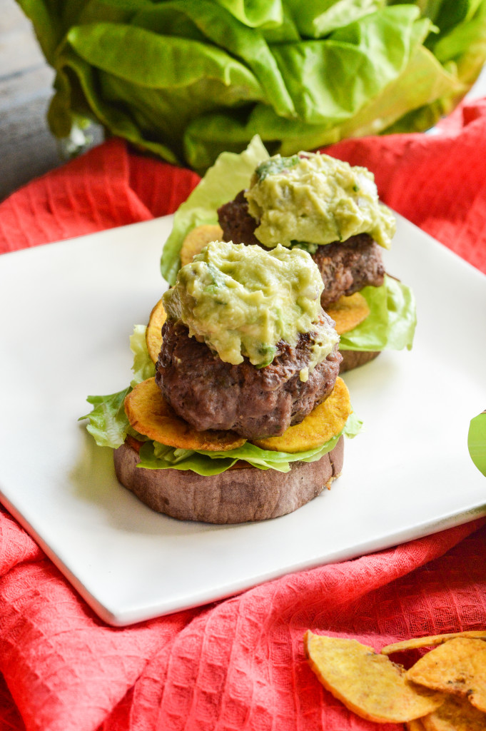 Nacho Burger Sliders on Sweet Potato Buns {AIP Paleo, Gluten-Free, Grain-Free, Dairy-Free, Egg-Free, Nightshade-Free, Whole 30}