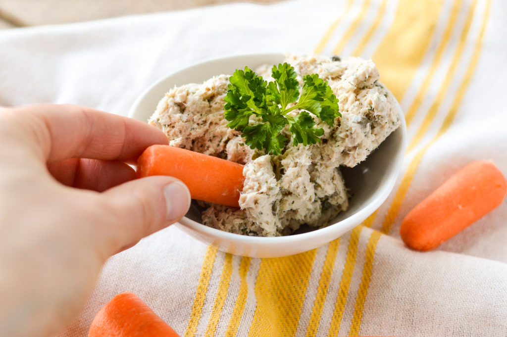 Healthier Ranch Seafood Salad {Paleo, Gluten-Free, Grain-Free, Dairy-Free, Nightshade-Free} | cleaneatingveggiegirl.com