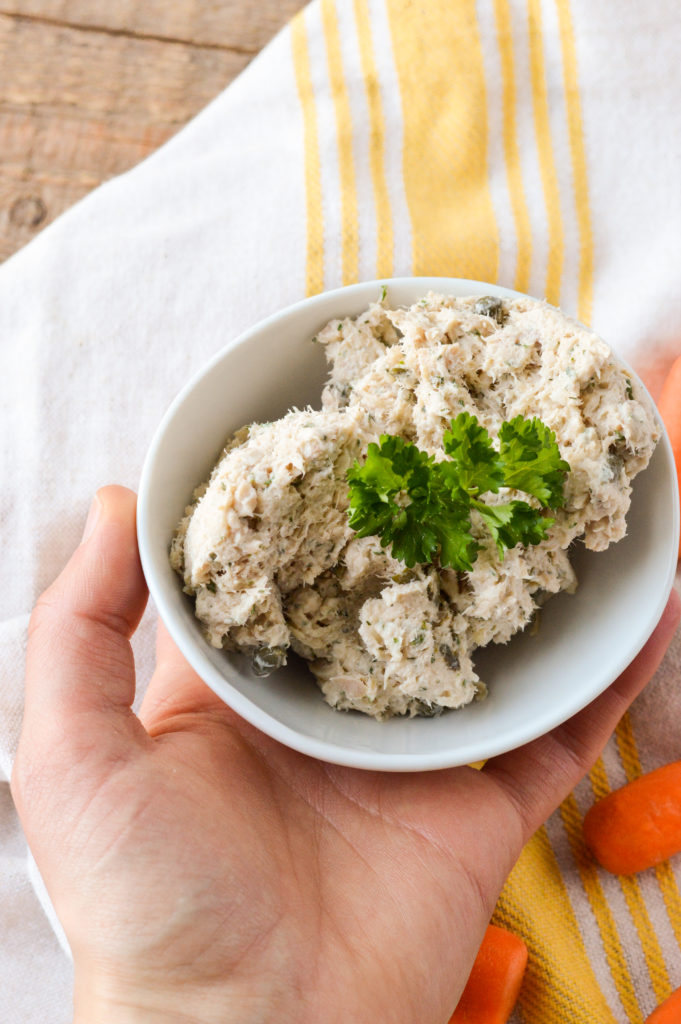 Healthier Ranch Seafood Salad {Paleo, Gluten-Free, Grain-Free, Dairy-Free, Nightshade-Free} | cleaneatingveggiegirl.com