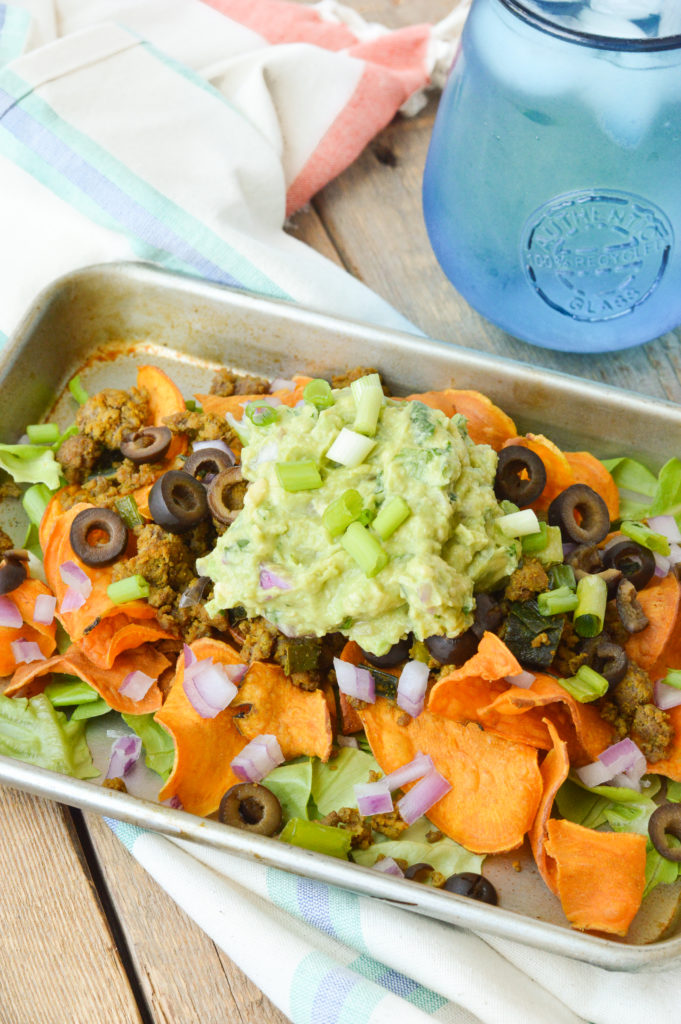 Paleo Nightshade-Free Sweet Potato Chip Nachos