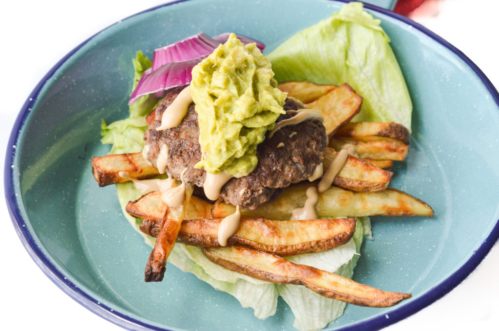 Burger and Fries Bowl {Paleo, Gluten-Free, Grain-Free, Dairy-Free, Soy-Free, Egg-Free, Nut-Free} | cleaneatingveggiegirl.com