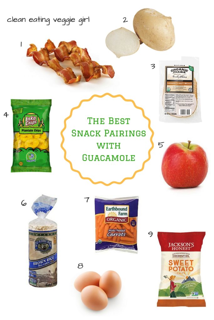 The Best Snack Pairings with Guacamole | cleaneatingveggiegirl.com