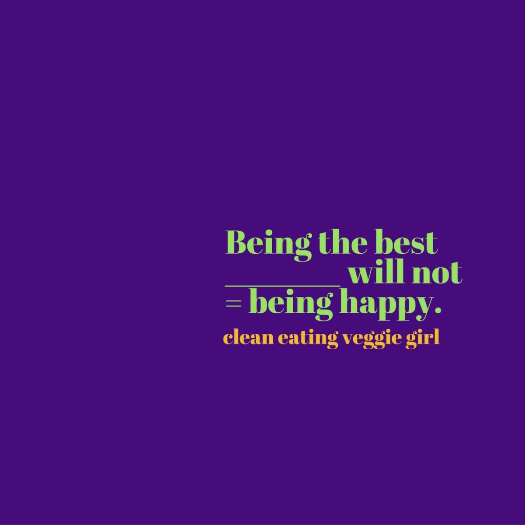 Stop the numbers game and start focusing on what matters: happiness | cleaneatingveggiegirl.com #selfcare #selflove #bodypositive