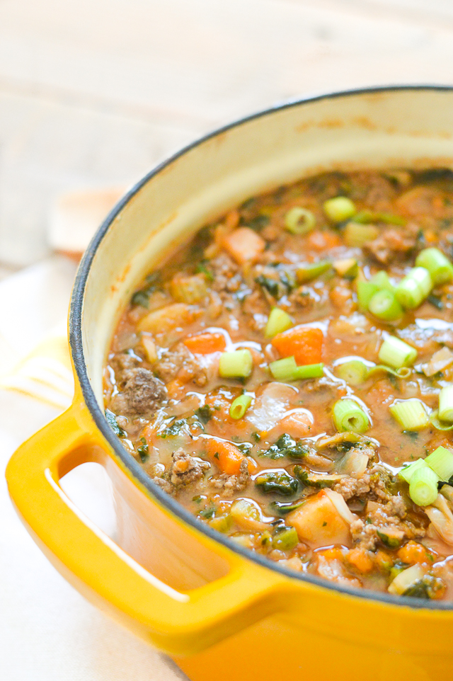 Nightshade-Free Vegetable Beef Soup - Clean Eating Veggie Girl