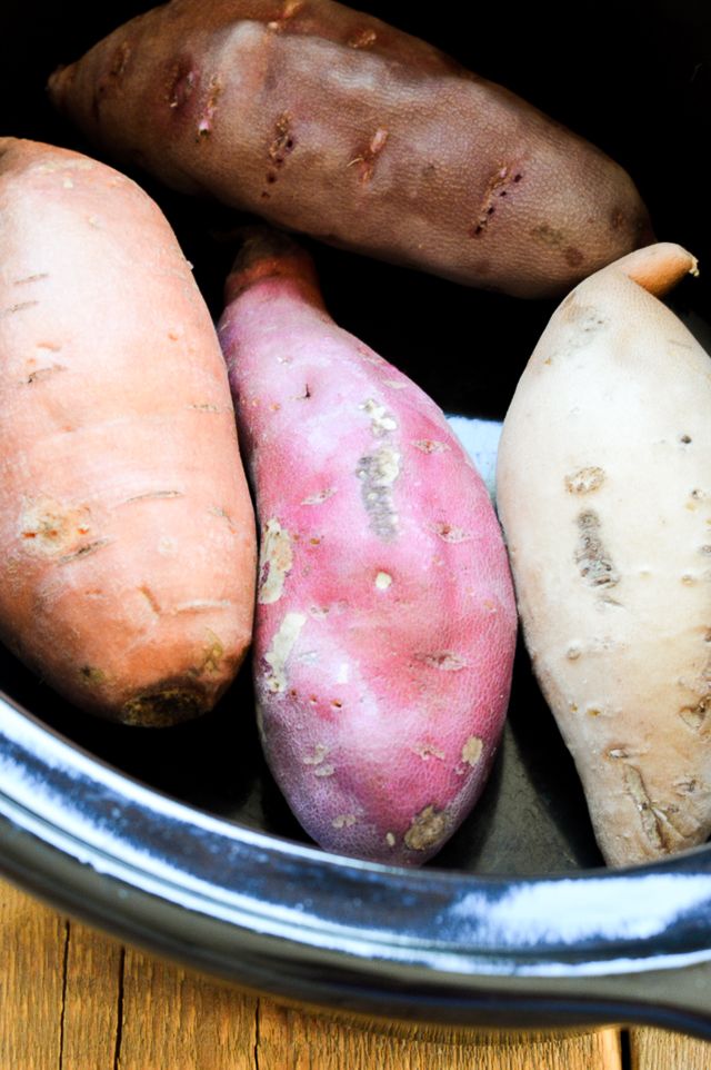 How to Bake Sweet Potatoes in the Slow Cooker