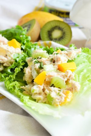 Paleo Tropical Tuna Salad - Clean Eating Veggie Girl