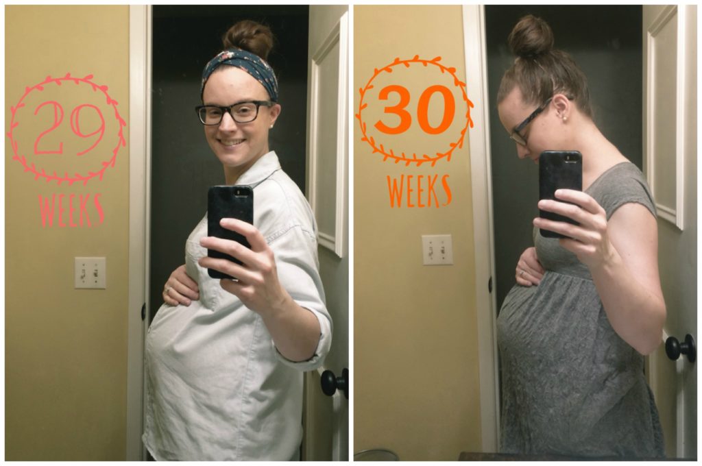 30 Week Pregnancy Update | cleaneatingveggiegirl.com