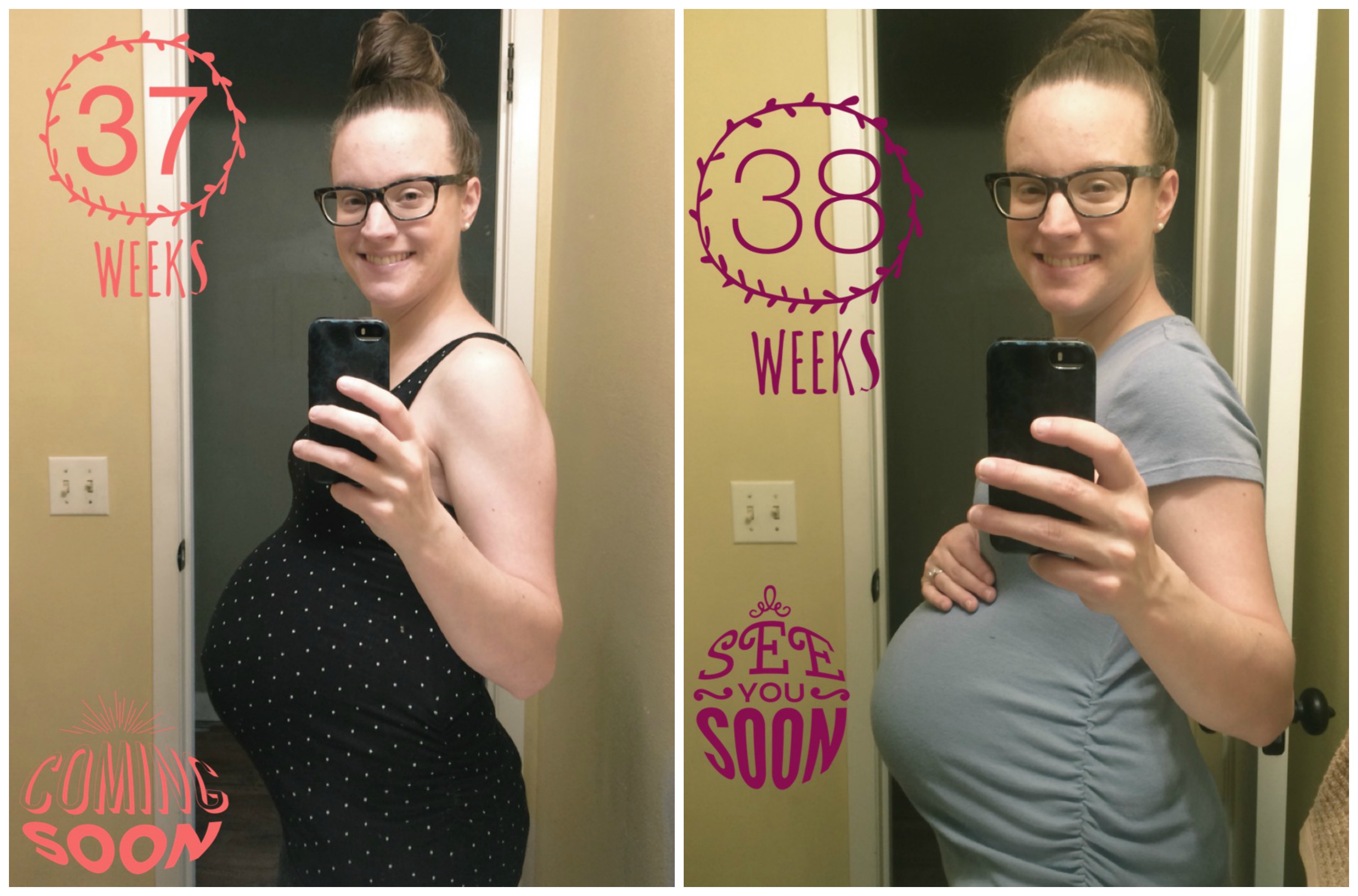 38 Week Pregnancy Update as we near the end of the third trimester!