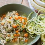 Instant Pot Chicken Noodle Soup with Zucchini Noodles