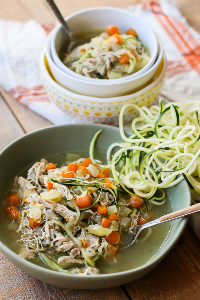 Instant Pot Chicken Zoodle Soup