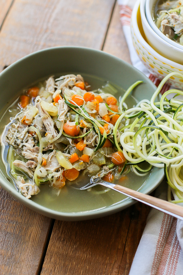 Instant Pot Chicken Zoodle Soup