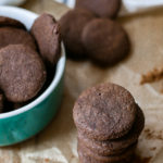 Homemade AIP Paleo Carob Chocolate Wafer Cookies