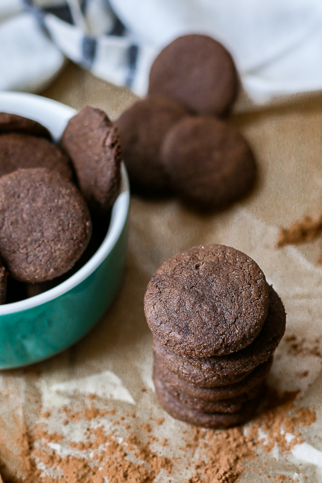 Homemade AIP Paleo Carob Chocolate Wafer Cookies